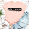 Move in Silence Unisex T-Shirt – Motivational Hustle Tee by Adorb Custom Tees