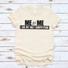 Me vs Me Unisex T-Shirt – Motivational Self-Discipline Tee by Adorb Custom Tees
