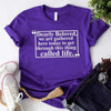 Dearly Beloved Tee - Get Through This Thing Called Life T-Shirt by Adorb Custom Tees
