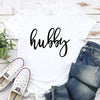 Hubby & Wifey Couple Tee by Adorb Custom Tees
