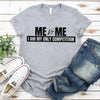 Me vs Me Unisex T-Shirt – Motivational Self-Discipline Tee by Adorb Custom Tees