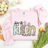 He is Risen Easter Inspirational Sweatshirt by Adorb Custom Tees