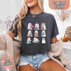 Ghost Reading Comfort Colors Shirt – Spooky Book Lover Halloween Tee by Adorb Custom Tees