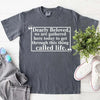 Dearly Beloved Tee - Get Through This Thing Called Life T-Shirt by Adorb Custom Tees