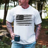 Rogue Style USA Distressed Flag Unisex T-Shirts by Adorb Custom Tees