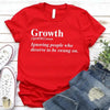 Growth Definition Graphic Tee – Unisex Uplifting Message T-Shirt by Adorb Custom Tees