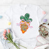 Happy Easter Carrot Coquette Tees by Adorb Custom Tees