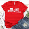 Me vs Me Unisex T-Shirt – Motivational Self-Discipline Tee by Adorb Custom Tees