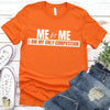 Me vs Me Unisex T-Shirt – Motivational Self-Discipline Tee by Adorb Custom Tees