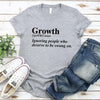 Growth Definition Graphic Tee – Unisex Uplifting Message T-Shirt by Adorb Custom Tees