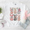 Coquette Easter Bunny Floral Sweatshirts by Adorb Custom Tees
