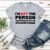Speaker Phone Unisex T-Shirt – Funny Talk Loud Tee by Adorb Custom Tees
