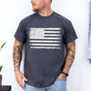 Rogue Style USA Distressed Flag Unisex T-Shirts by Adorb Custom Tees