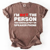 Speaker Phone Unisex T-Shirt – Funny Talk Loud Tee by Adorb Custom Tees
