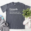 Growth Definition Graphic Tee – Unisex Uplifting Message T-Shirt by Adorb Custom Tees