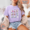Ghost Reading Comfort Colors Shirt – Spooky Book Lover Halloween Tee by Adorb Custom Tees
