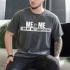 Me vs Me Unisex T-Shirt – Motivational Self-Discipline Tee by Adorb Custom Tees