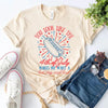 You Look Like the 4th of July Hot Dog Shirt – Funny Independence Day T-Shirt by Adorb Custom Tees