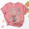 Coquette Easter Bunny Floral Tees by Adorb Custom Tees