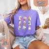 Ghost Reading Comfort Colors Shirt – Spooky Book Lover Halloween Tee by Adorb Custom Tees