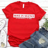 Move in Silence Unisex T-Shirt – Motivational Hustle Tee by Adorb Custom Tees
