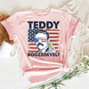 Teddy Boozedevelt 4th of July Shirt – Roosevelt Party Drinking Tee by Adorb Custom Tees