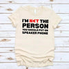 Speaker Phone Unisex T-Shirt – Funny Talk Loud Tee by Adorb Custom Tees
