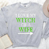 Witch of a Wife and Monster of a Husband Couples Sweatshirts by Adorb Custom Tees