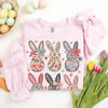 Coquette Easter Bunny Floral Sweatshirts by Adorb Custom Tees