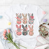 Coquette Easter Bunny Floral Tees by Adorb Custom Tees