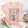 Coquette Easter Bunny Floral Tees by Adorb Custom Tees