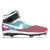 "South Beach Splatter" Jordan 1 Retro Cleats by Stadium Custom Kicks
