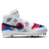 "South Korea Waving Flag" Jordan 1 Retro Cleats by Stadium Custom Kicks