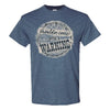 Should've Come With a Warning front print - Indigo - Southern Couture Short Sleeve Soft Tee by DoodleBug's