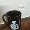 Spartan Warrior Mug | Black Ceramic Coffee Cup | JW SteelCrafts by JW SteelCrafts
