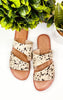 Spirited Sandals in Black and White