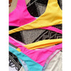 Splicing Bikini Female Swimsuit Two Piece Bikini Swimsuit for Women High Waist Crisscross Halter Wrap Bathing Suits with Bikini Bottom Women Swimwear Two-piece Bikini set Asymmetric Mid Waist Bather Bathing Suit Swim by Stevvex