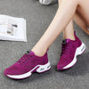 Sport Womans Athletic Sneakers Running Shoes Breathable Hollow Lace-Up Women Fashion Sneakers Lightweight Breathable Walking Shoes Non Slip Athletic Fashion Sneakers by Stevvex