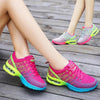 Sport Womans Athletic Sneakers Running Shoes Breathable Hollow Lace-Up Women Fashion Sneakers Lightweight Breathable Walking Shoes Non Slip Athletic Fashion Sneakers by Stevvex