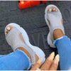Sport Women's Comfortable Footwear Summer Platform Sandals Shoes Female Slip On Peep Toe Knitted Footwear Summer Sandals Women Shoes Female Slip On Elegant Sneakers by Stevvex