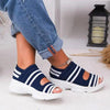 Sport Women's Comfortable Footwear Summer Platform Sandals Shoes Female Slip On Peep Toe Knitted Footwear Summer Sandals Women Shoes Female Slip On Elegant Sneakers by Stevvex