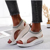 Sport Women's Comfortable Footwear Summer Platform Sandals Shoes Female Slip On Peep Toe Knitted Footwear Summer Sandals Women Shoes Female Slip On Elegant Sneakers by Stevvex