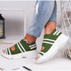 Sport Women's Comfortable Footwear Summer Platform Sandals Shoes Female Slip On Peep Toe Knitted Footwear Summer Sandals Women Shoes Female Slip On Elegant Sneakers by Stevvex