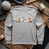 Ghost Stitchers Society Long Sleeve T-shirt by YarnMerch
