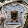 Knitting Because murder is wrong Lady V-neck by YarnMerch