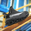 Spring Breathable Men's Sneakers Mesh Casual Shoes Blade Design Tenis Sneakers Summer White Outdoor Running Tennis Blade Sneakers Sport Fashion Comfortable Casual Gym Sneakers by Stevvex