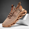 Spring Breathable Men's Sneakers Mesh Casual Shoes Blade Design Tenis Sneakers Summer White Outdoor Running Tennis Blade Sneakers Sport Fashion Comfortable Casual Gym Sneakers by Stevvex