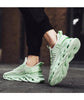 Spring Breathable Men's Sneakers Mesh Casual Shoes Blade Design Tenis Sneakers Summer White Outdoor Running Tennis Blade Sneakers Sport Fashion Comfortable Casual Gym Sneakers by Stevvex
