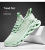 Spring Breathable Men's Sneakers Mesh Casual Shoes Blade Design Tenis Sneakers Summer White Outdoor Running Tennis Blade Sneakers Sport Fashion Comfortable Casual Gym Sneakers by Stevvex