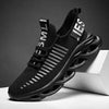 Spring Breathable Men's Sneakers Mesh Casual Shoes Blade Design Tenis Sneakers Summer White Outdoor Running Tennis Blade Sneakers Sport Fashion Comfortable Casual Gym Sneakers by Stevvex